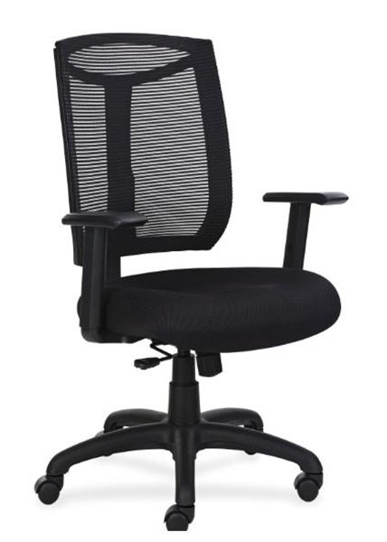Lorell Air Seating Mesh Back Chair With Air Grid Fabric Seat